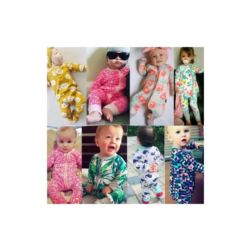 Premium Quality Newborn Baby Boy Girl Long Sleeve Cotton Romper Jumpsuit Outfit For All Seasons