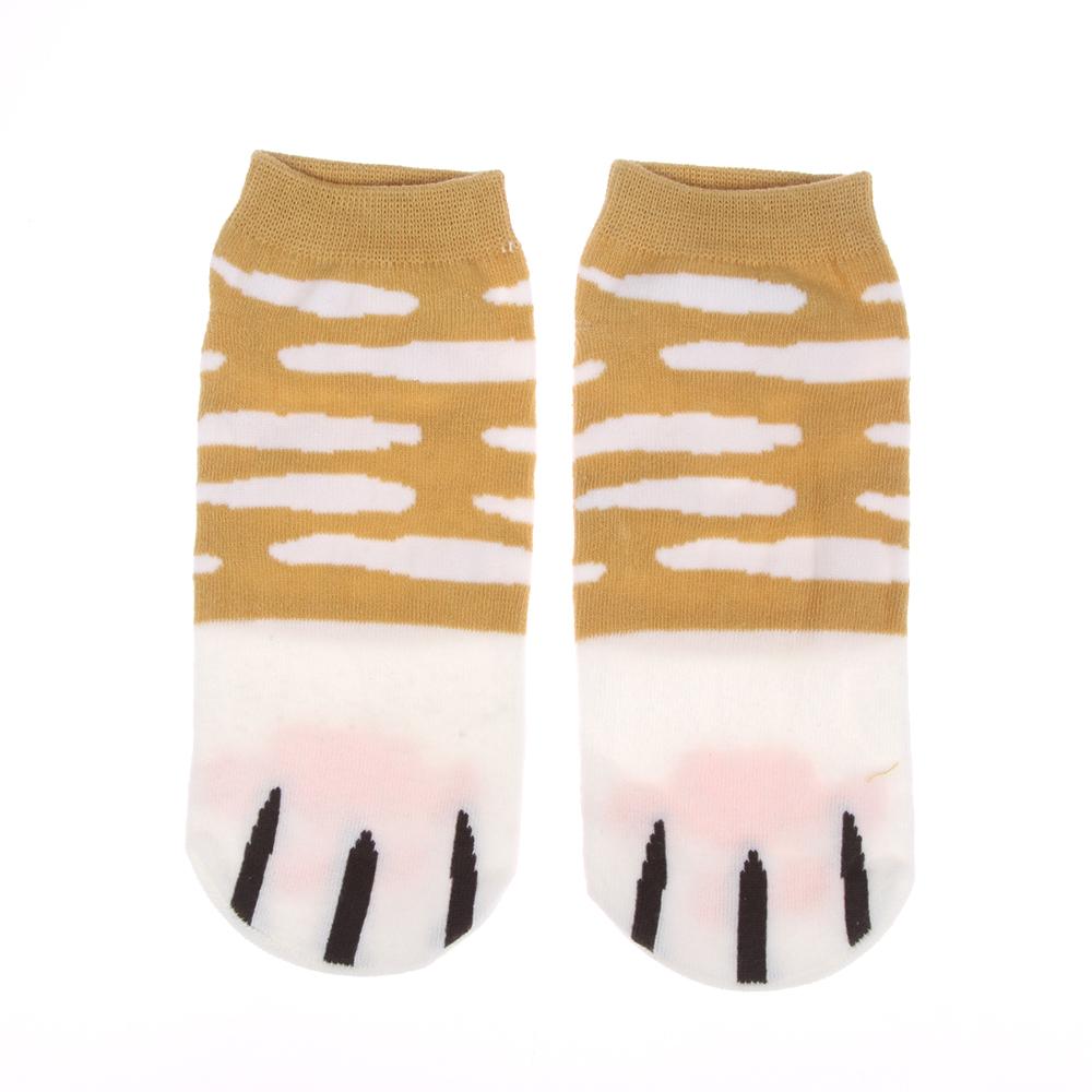 1 Pair New Lady Girls Summer Winter Candy Color Kawaii Cartoon Cute Cats Paw Kitty Claws Ankle Short Socks Beautiful Girls Socks
