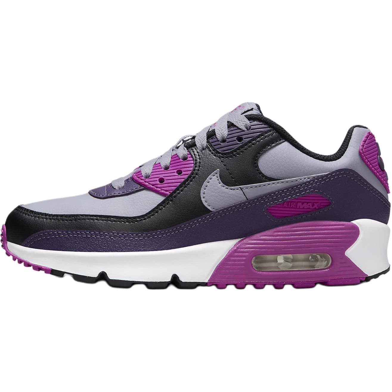 

Nike Кроссовки Air Max 90 GS Dark Raisin Kids Фиолетовый Цементно-серый Черный HF6358-003 39