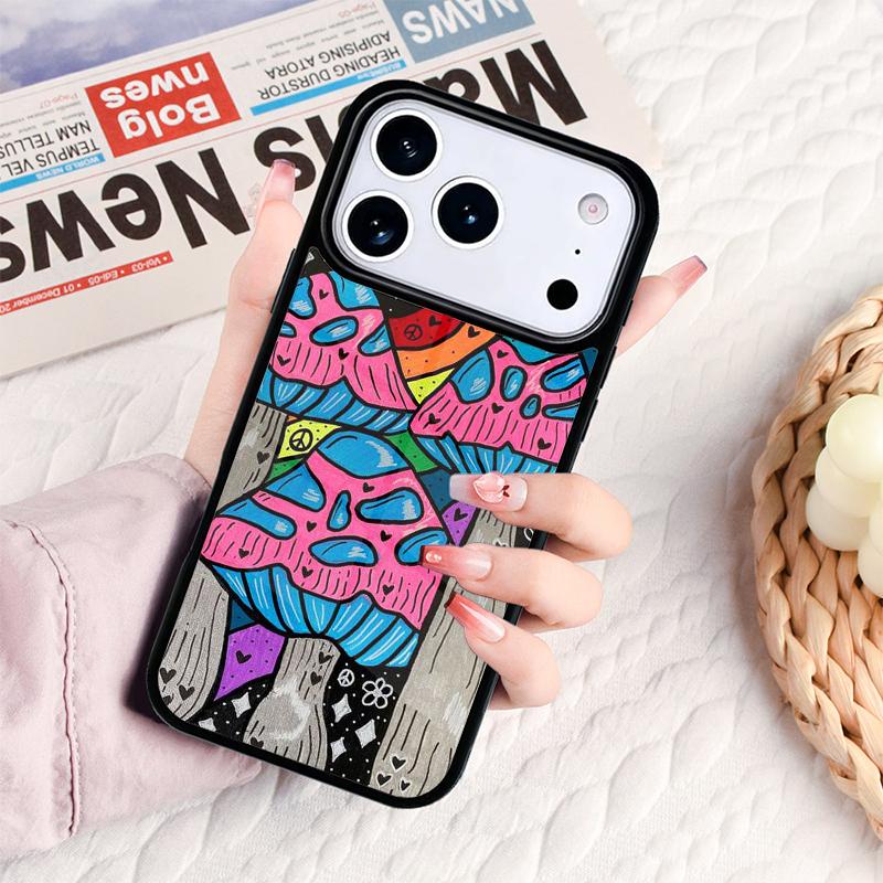 Frog Mushroom Cottagecore Phone Case For IPhone 17 16e 15 14 13 12 11 Pro Max Air Mini Soft Protective Cover