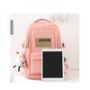 4pcs/set Backpack Female Junior High School Large Capacity High School College Style Schoolbag Outdoor anti backpack