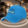 Vintage English Letter Print Duckbill Baseball Cap  Adjustable Casual Hat for Parties Sports  Daily Wear