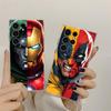 Mavel The Avengers Transparent Case For Samsung Galaxy S26 S25 Ultra S24 S22 S26 Plus S20 S23 S21 S25 FE 5G Clear Silicone Cover