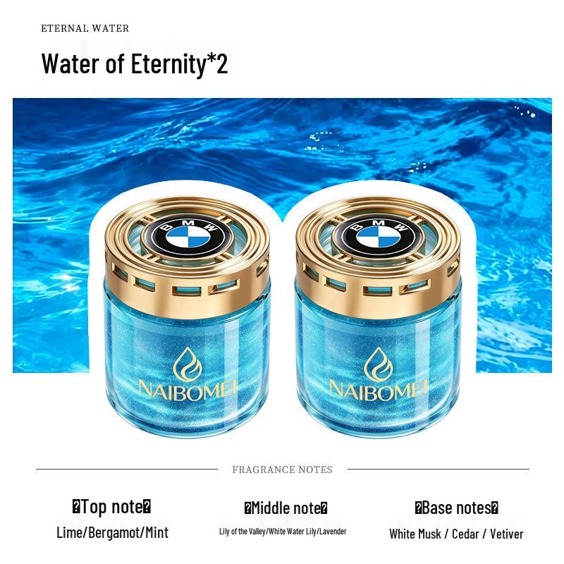 Car Air Freshener for BMW 1, 3, 5, 6, 7 Series & X1-X6 Models - Solid Perfume Cup Holder Ornament