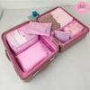Seven-Piece Travel Luggage Set with Clothing and Shoe Storage Bags