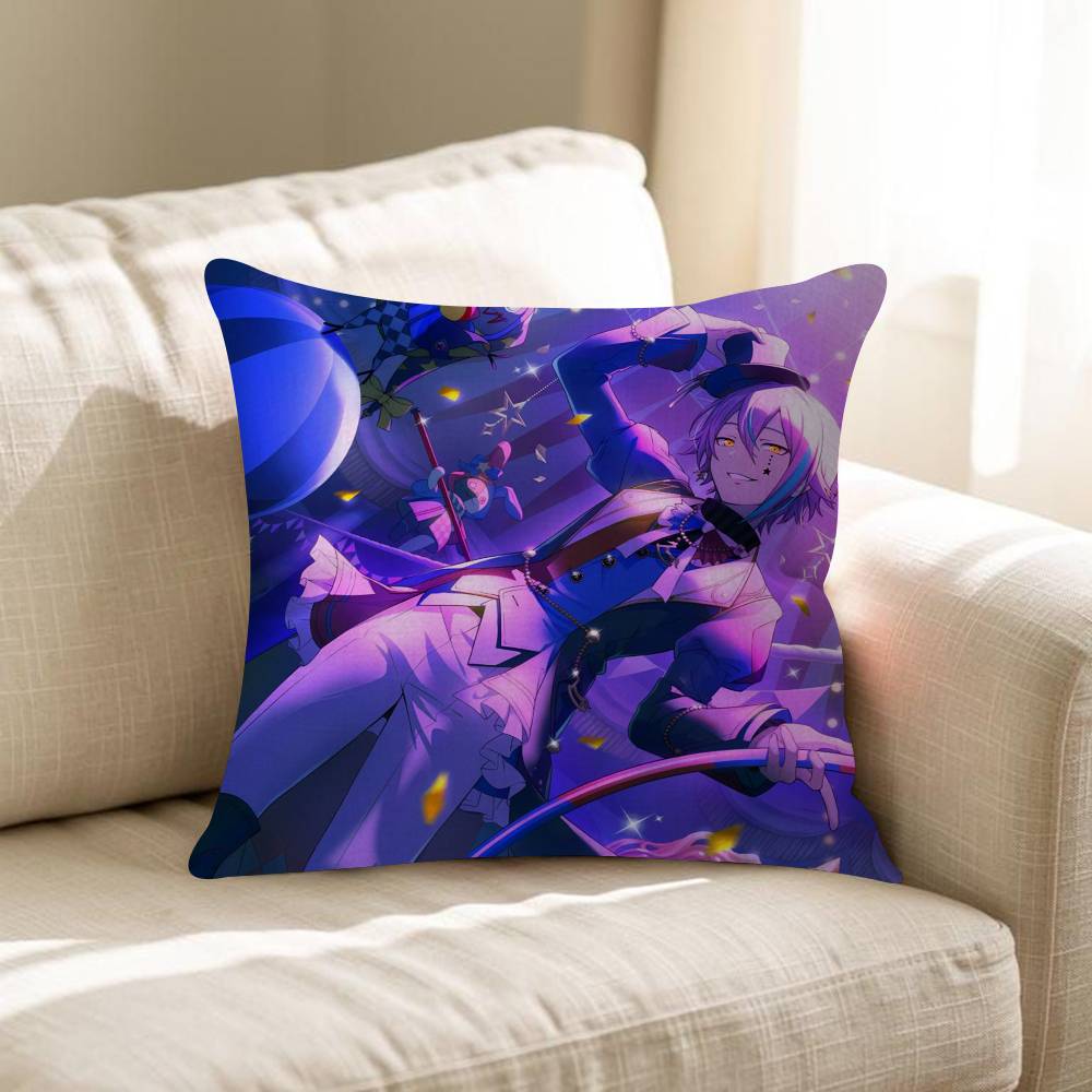 Character Kamishiro Rui PJSK Cushion Cover Car Throw Pillow Case For Sofa Car Christmas Gift
