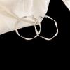High-End Light Luxury Cold-Style Metal Hoop Earrings