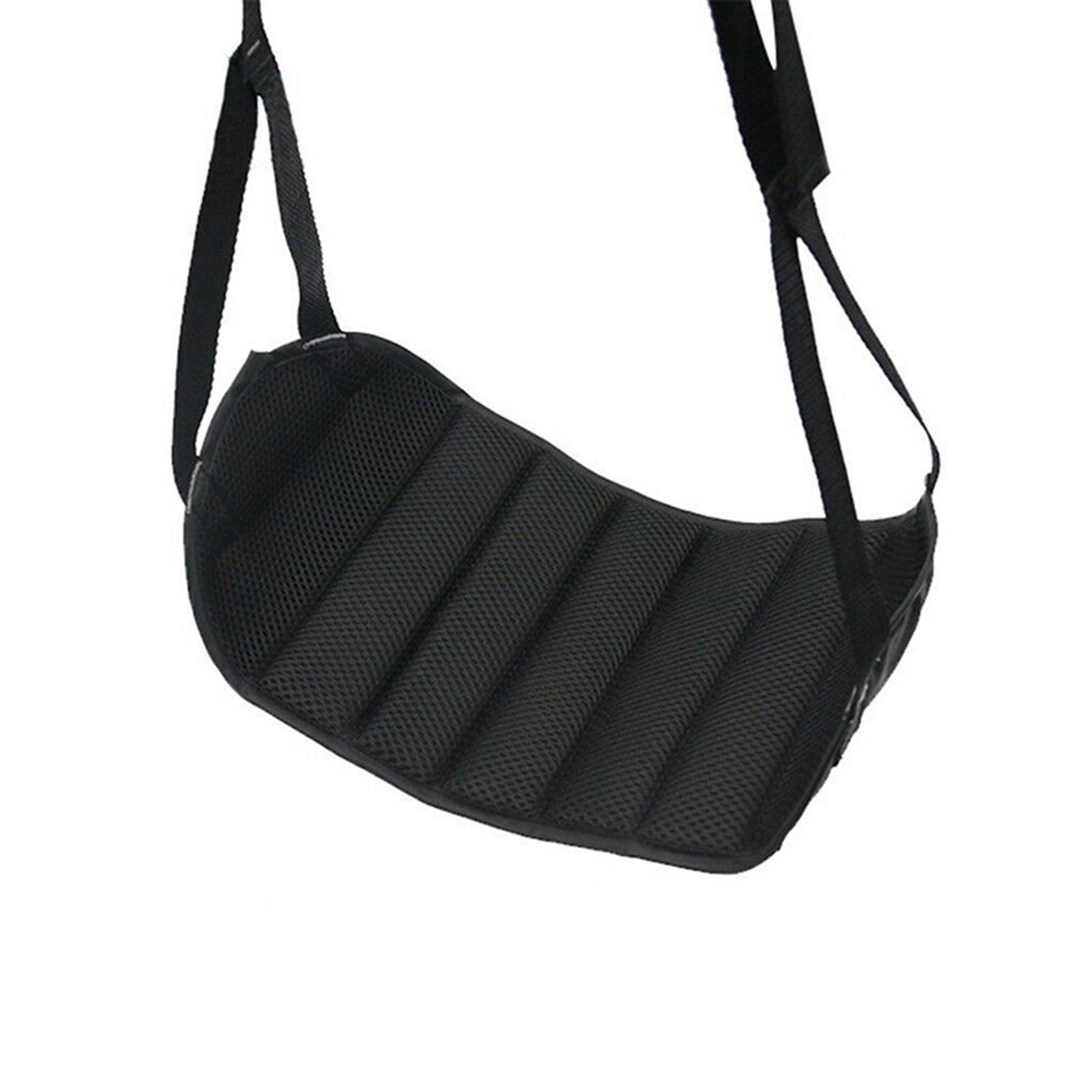 

Portable Hammock Foot Swing Pedal Resting Chair Outdoor Adjustable Height Foot Rest Travel Airplane Accessories for Office чёрный