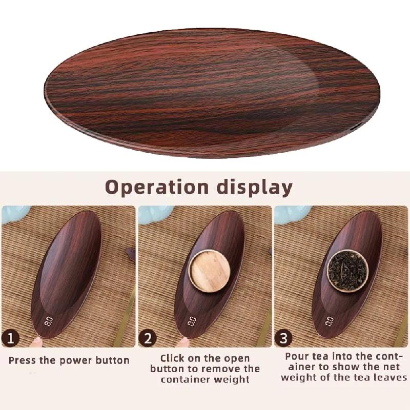 1PCS Portable Digital Scale Multifunction Digital Pocket Scale Rechargeable Gram Scale Coffee Scale for Cooking Baking Jewelry