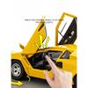 1/24 Lamborghini Countach LP5000s Alloy Classic Sports Car Model Diecast Metal Retro Racing Vehicles Car Model Sound and Light Kids Toy Gift