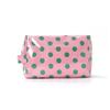 Waterproof Polka Dot Makeup Case Square Large Capacity Cosmetic Makeup Organizer PVC Polka Dot Pattern