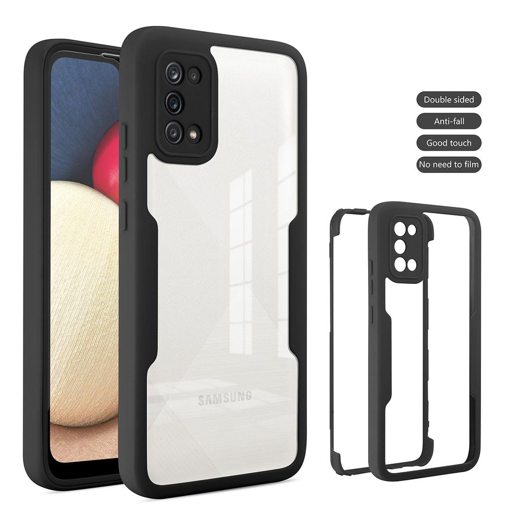 For Samsung A03S Case Galaxy A02S M02S A10S A20S Cover Full Body Protection Case Protective Double Sided Cover Funda Coque Capa