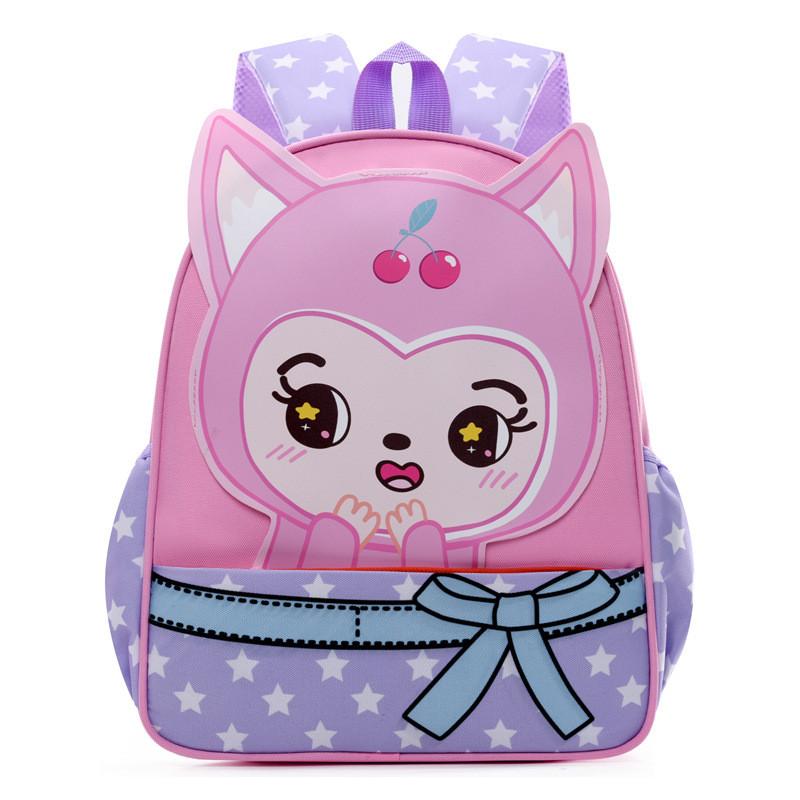Cartoon Dinosaur Kids Backpack With Breathable Oxford Fabric For Preschool Children