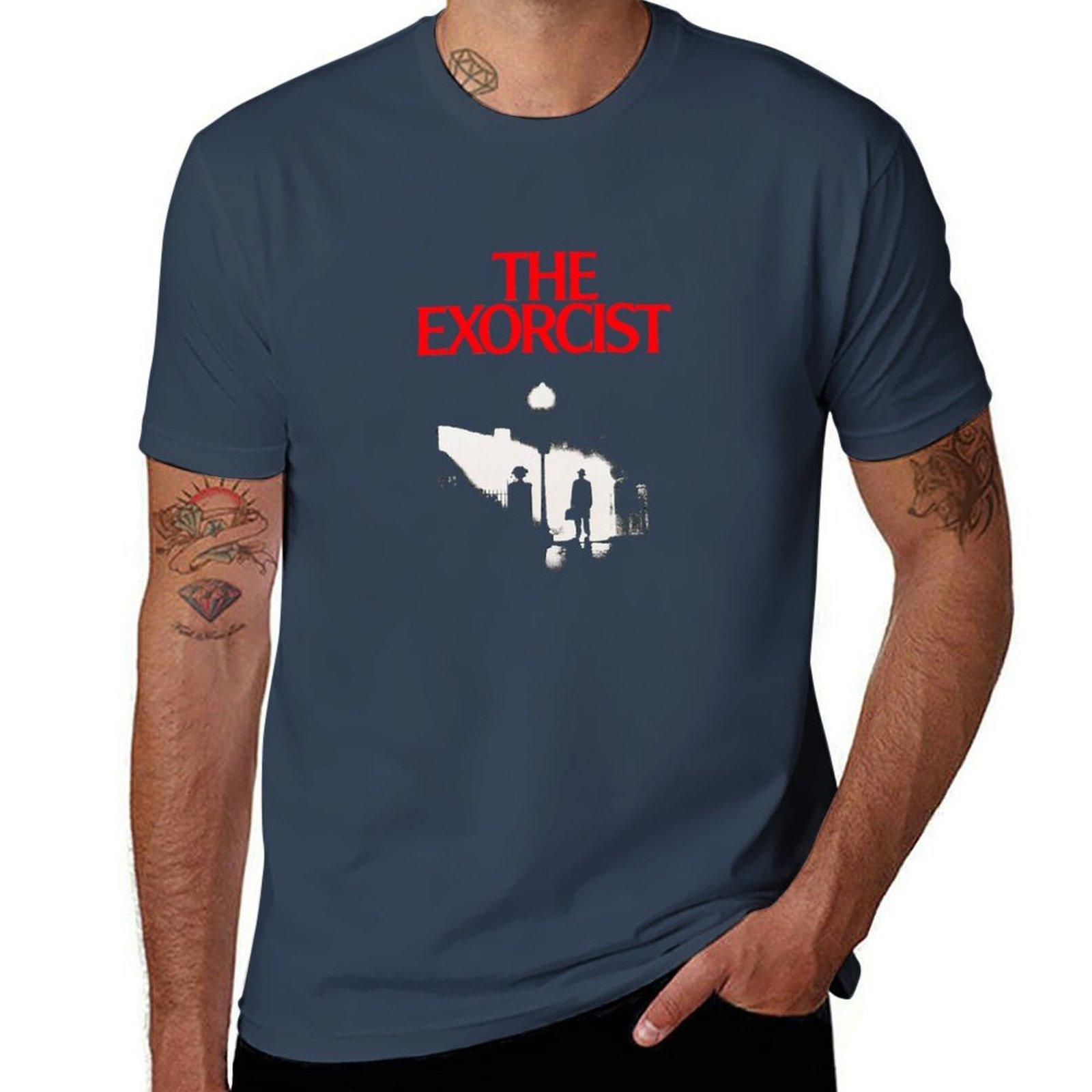 The Exorcist TShirt Basic Short Sleeve Cotton Blend TShirt S