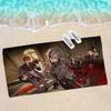 Genshin Impact Arlecchino Beach Towel Colorful Bath Towels for Girl Microfiber Quick Dry Sand Free Beach Yoga Gym Pool