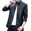 Spring and Autumn Leather Jacket Men's Trend Locomotive Leather Jacket Men's Leather Jacket Spring and Autumn