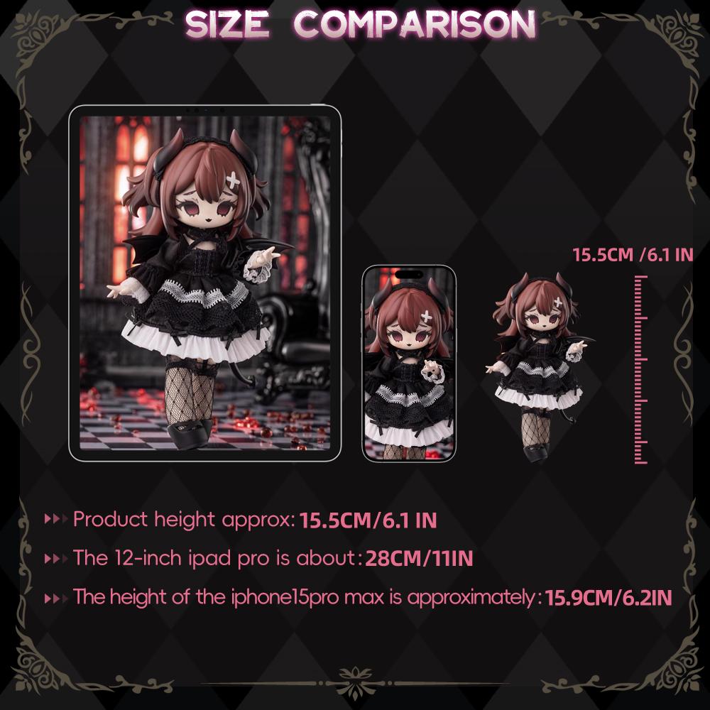 Authentic Stock Secret Realm Tour 1/12 Bjd Blind Box Movable Joint Doll  Desktop Ornaments Trendy Toys Dolls Boys Girls Gifts