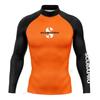 Mens Long Sleeve Rash Guard Quick Dry Compression Surfing Shirt Adult Swim Team Training Top
