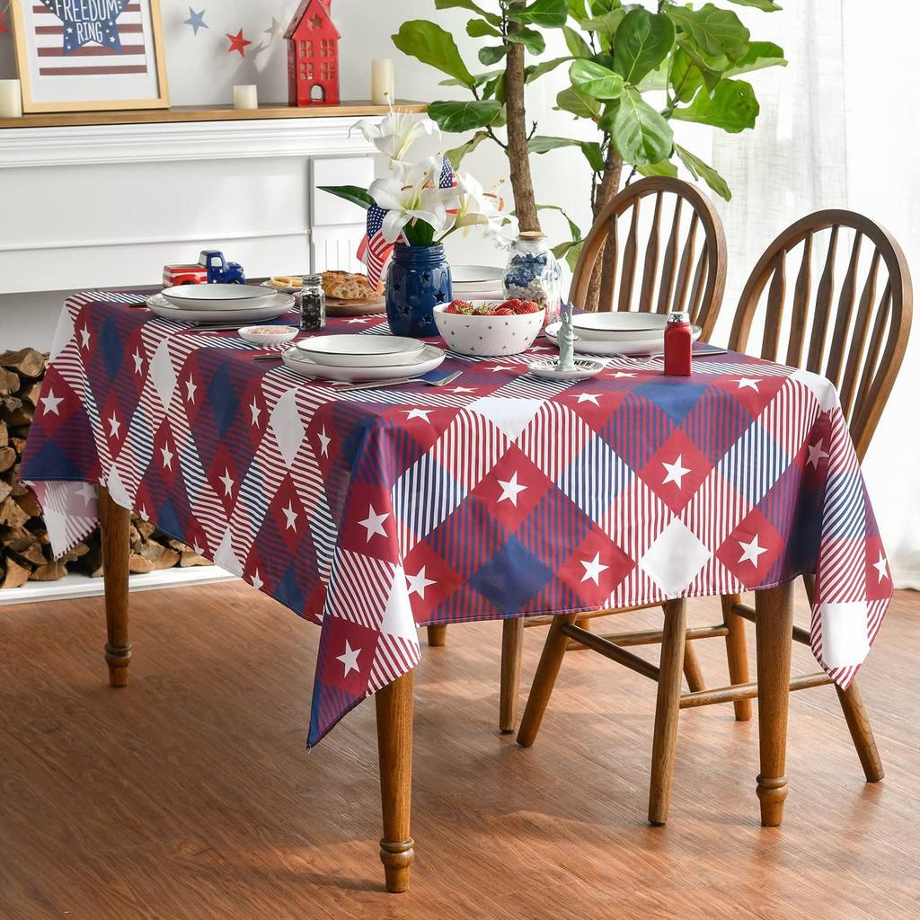 Independence Day Creative Tablecloth Home Festive Dining Table Coffee Table Dustproof Beautiful Decoration