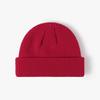 Men Women Winter Thick Warm Hat Plain Beanies for Custom Logo Minimalist Dome Knit Beanie