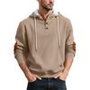 2025 New Autumn and Winter Men's Simple Trendy Loose Hooded Casual Fashion Pullover Sweatshirt Long-sleeved Top