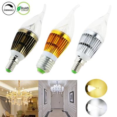 Dimmbare E27 E14 LED Kerzenlicht 3W Kronleuchter Flamme Glühbirne 220V Lampe Hohe Helligkeit