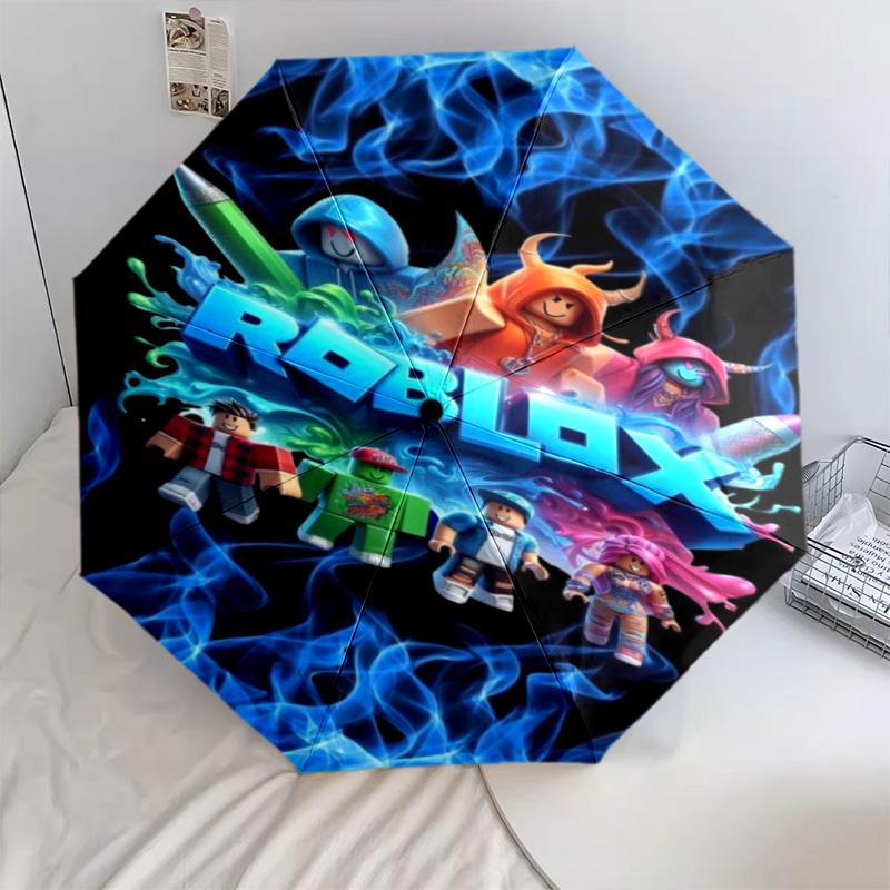 Roblox Quest Automatic Umbrella - Suitable Travel Outdoor Portable Umbrella Birthday Gift Daily Essentials