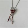 Fashionable Versatile Heart Pendant Necklace Flexible Snake Chain Clavicle  Accessories Fashion Jewelry Accessory