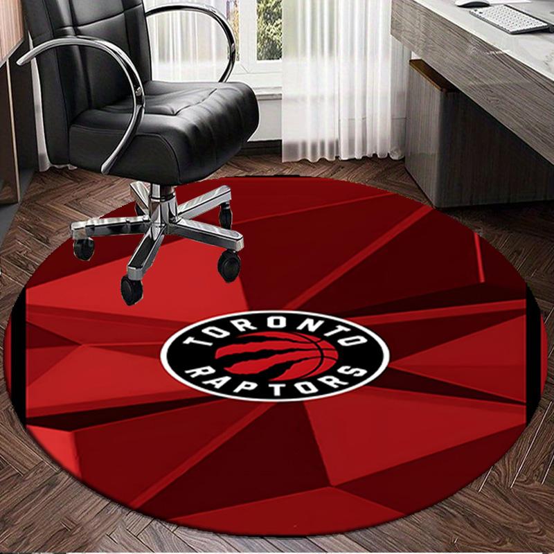 Raptors basketball Logo Round mat, Anti-slip Circle Carpet Chair rug For livingroom,Bedroom, doormat home decor Gift Christmas Gifts