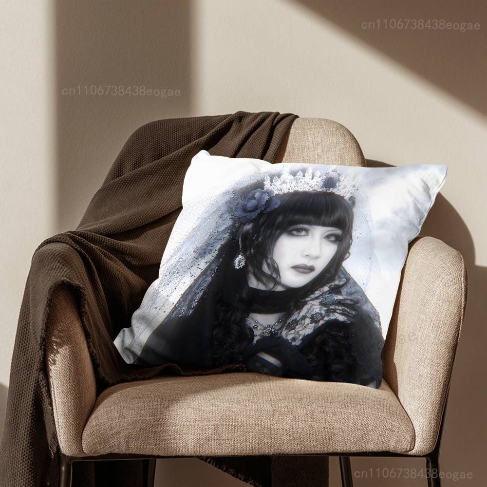 Rock Band M-Malice M-Mizer Throw Pillow Case Living Room Sofa Cushion Cover For Home Bedroom Decoration And Protector