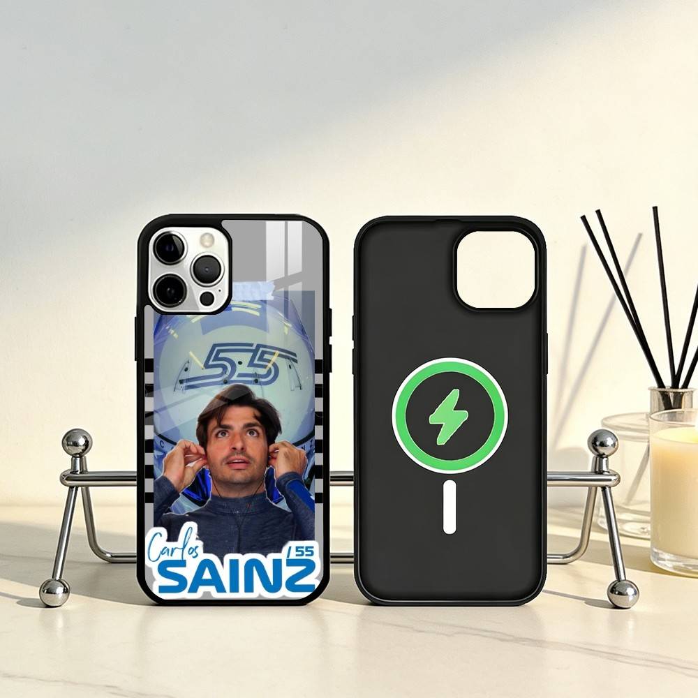 55 Chili C-Carlos S-Sainz Phone Case For iPhone17,16,15,14,13,12,11 Plus,Pro Max Magnetic For Magsafe Wireless Charging