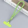 Adjustable Universal Braided Short Mobile Phone Lanyard Strap Hanging Chain Ring With Patch Wrist Strap Cell Phone Detachable