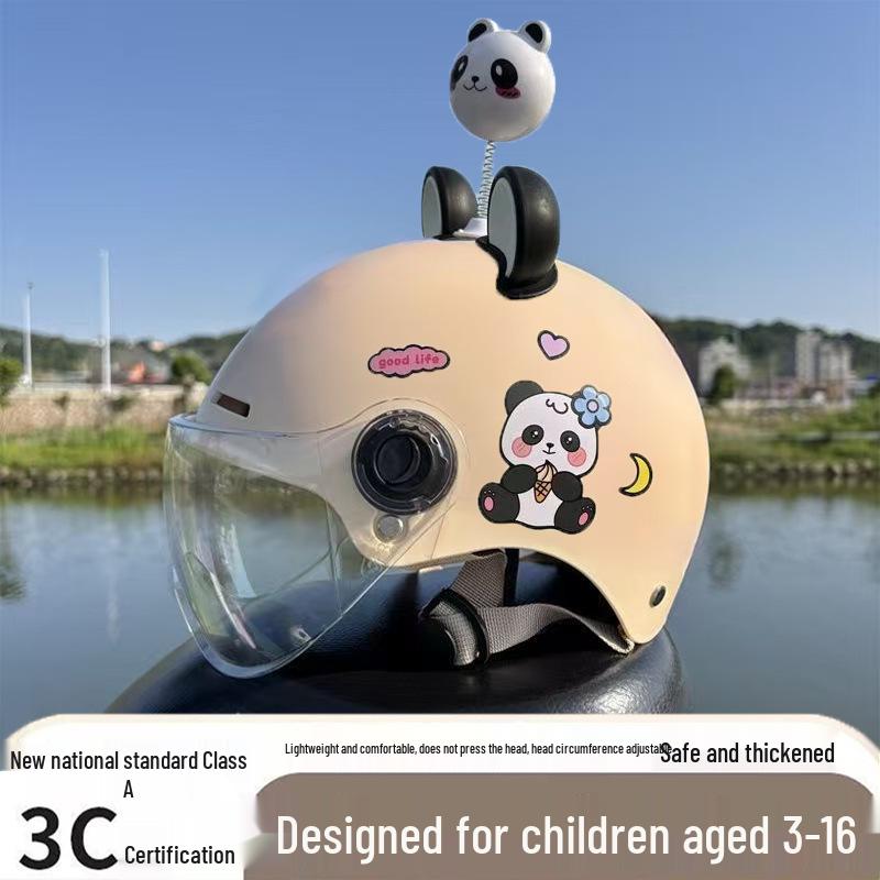 Ultra-Light Breathable Kids' 3C Electric Vehicle Helmet with Sun Protection, for Boys & Girls