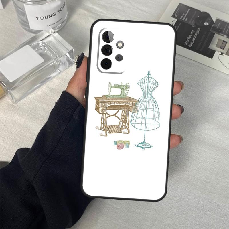 Sewing Machine Case For Samsung Galaxy A54 A34 A14 A36 A56 A06 A13 A53 A32 A12 A22 A52 A35 A17 A16 A55 A15