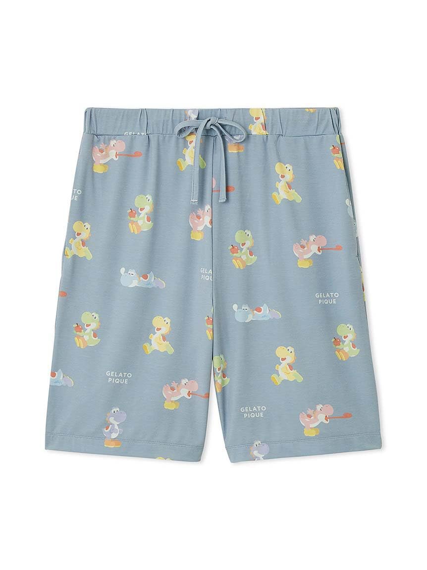 

Nintendo HOMME Toad Yoshi Shorts PMCP252367 NVY [Gelato Pique] & Men s (Yoshi)