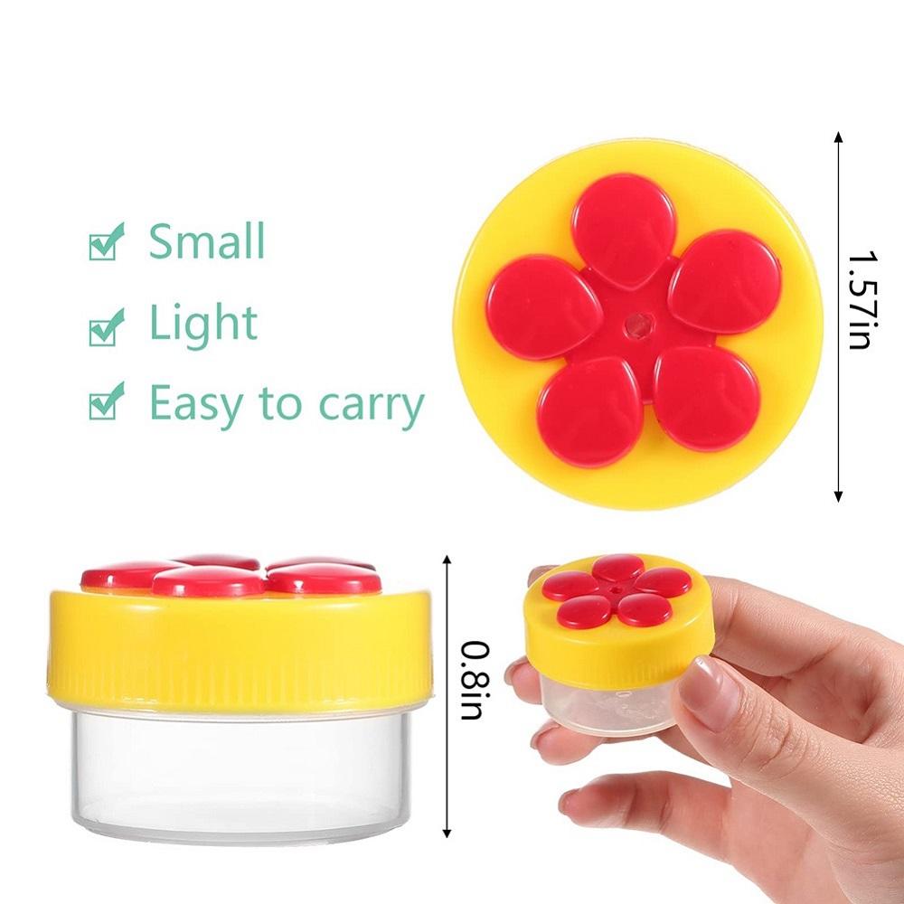 6Pcs Hummingbird Hand Feeder Handheld Hummingbird Feeders With 4 Brushes