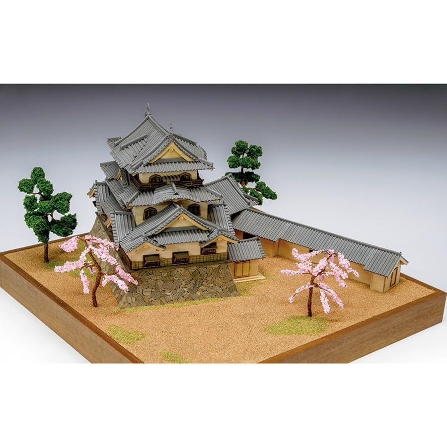 Woody Joe 1/150 Hikone Castle Wooden Model Assembly Kit (Building)