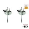 BDP1065-1 2 Pieces Front Left AND Right Door Catch Hinge Brake Stop Check Strap Limiter Lever Arm for BMW 5 Series E34 7 Series E32 51218155698