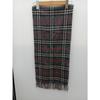 Used BURBERRY 100% Cashmere Scarf Nova Check GRY