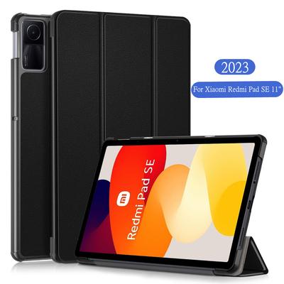 Xiaomi Redmi Pad SE için Flip Deri Kılıf Kılıf 11 Inç 2023 Xiaomi Redmi Pad 10.6 Tablet Kılıfı için Flip Standı Akıllı Kapak Çocuklar Otomatik Uyku/Uyandırma