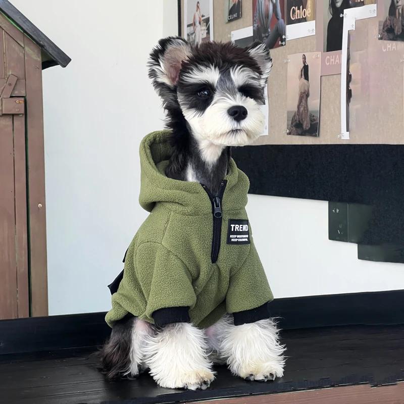 

Pet Clothes French Bulldog Puppy Dog Costume Pet Hoodie Schnauzer Pug Pets Dogs Clothing for Small Medium Dogs Puppy Hoodies XXXL(9-12.5KG) зелений
