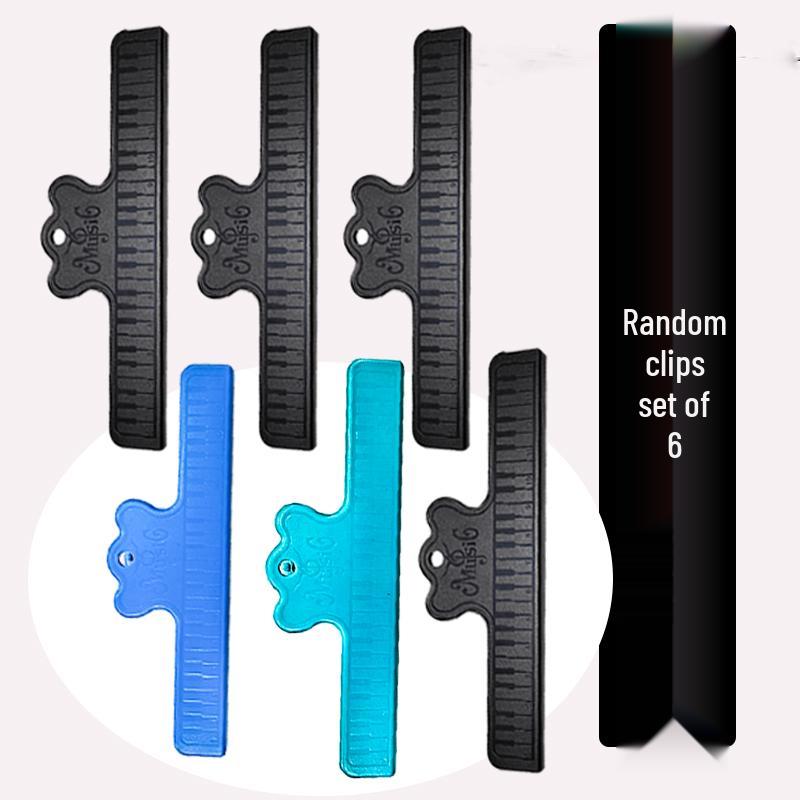 Piano & Guitar Sheet Music Holder with Clips for Songs & Sheets