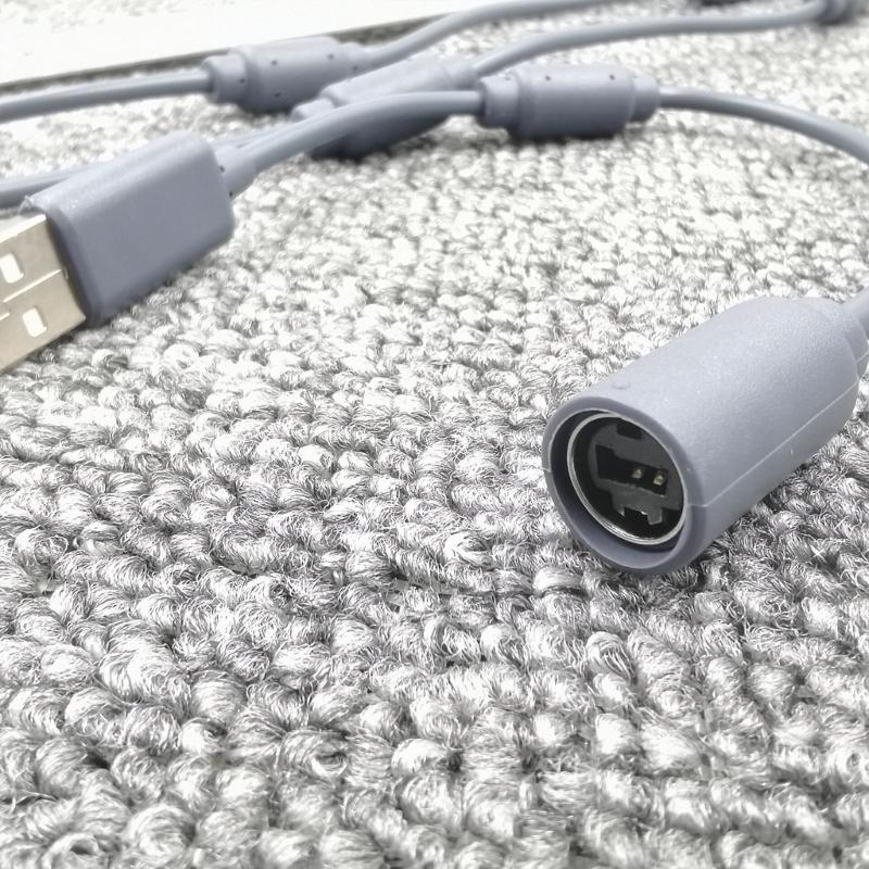 USB Breakaway Cable for Controller Dongle Adapter Converter Cable with Magnetic Rings Gaming Accessories
