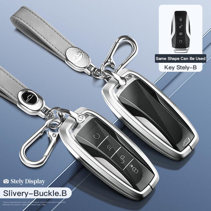 BYD Key Case for Tang DM/MAX/Song Pro/Qin PLUS/Yuan Cars - Full Wrap Shell Buckle