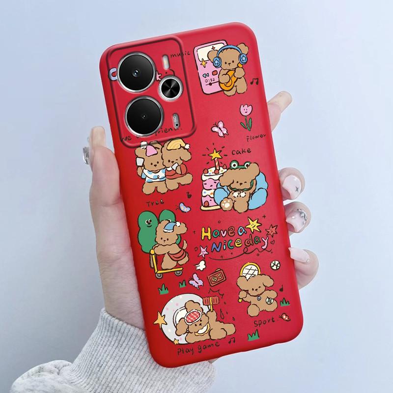 For Realme 14 5G Case RMX5075 Hot Cute Cartoon Panda Cover Soft Silicone Phone Case For Realme 14T Realme14 T 5G Back Cover Bags