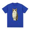 Cat Owl Funny Meowl Meme Brainrot Graphic Tshirts Unisexs Women Clothing Fashion Short Sleeves Tshirt Cotton Oversized T Shirts