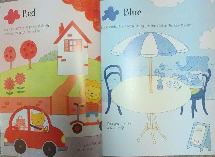 [USED] Usborne sticker book set of 4 sticker books