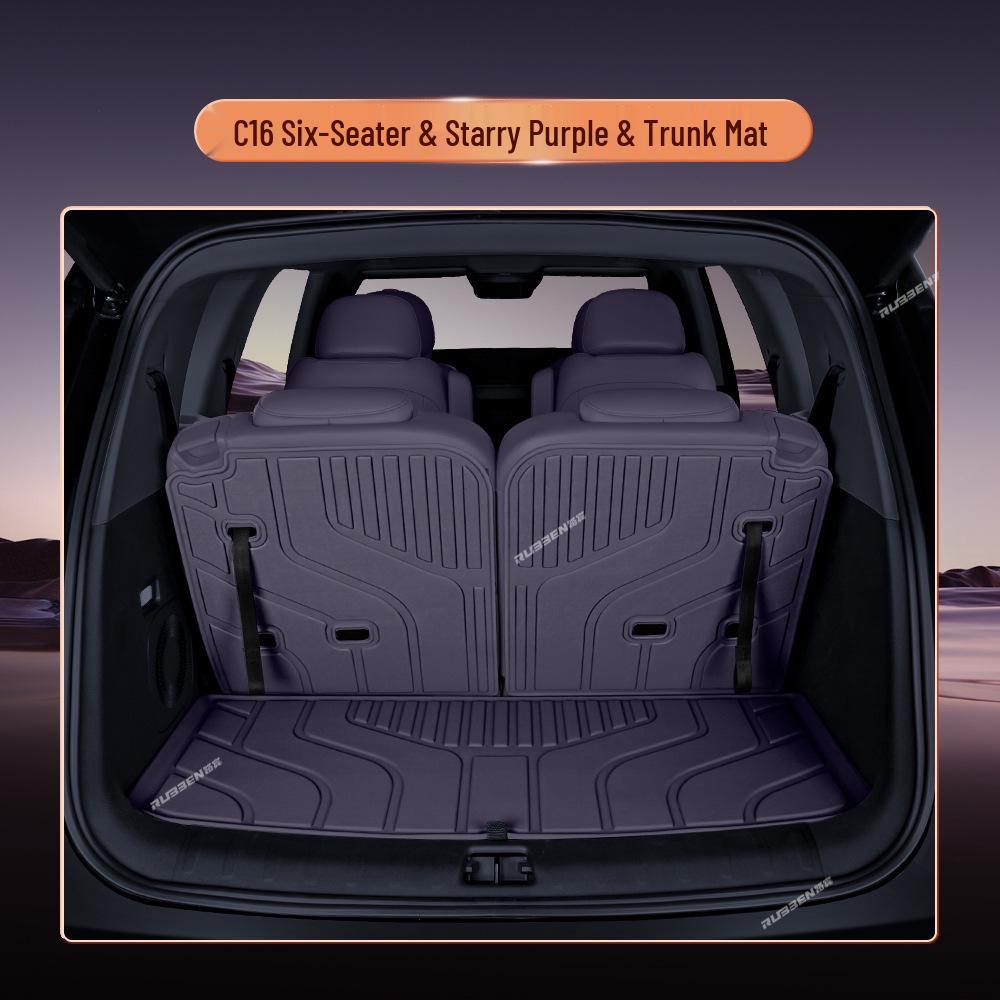 Leapmotor C16 Full Trunk Mat for 2026 Five/Six-Seater Interior Modifications