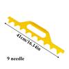 Beehive Brood Frame Rake - Plastic Card Strip for Honey Bee Beekeeping, 3 Colors, Fits 9 or 10 Frames