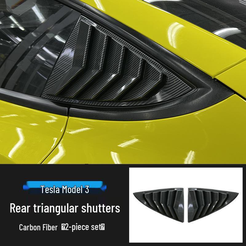 Hintere Seitenfensterlamellen für Tesla Model 3/Y (2017–2025)